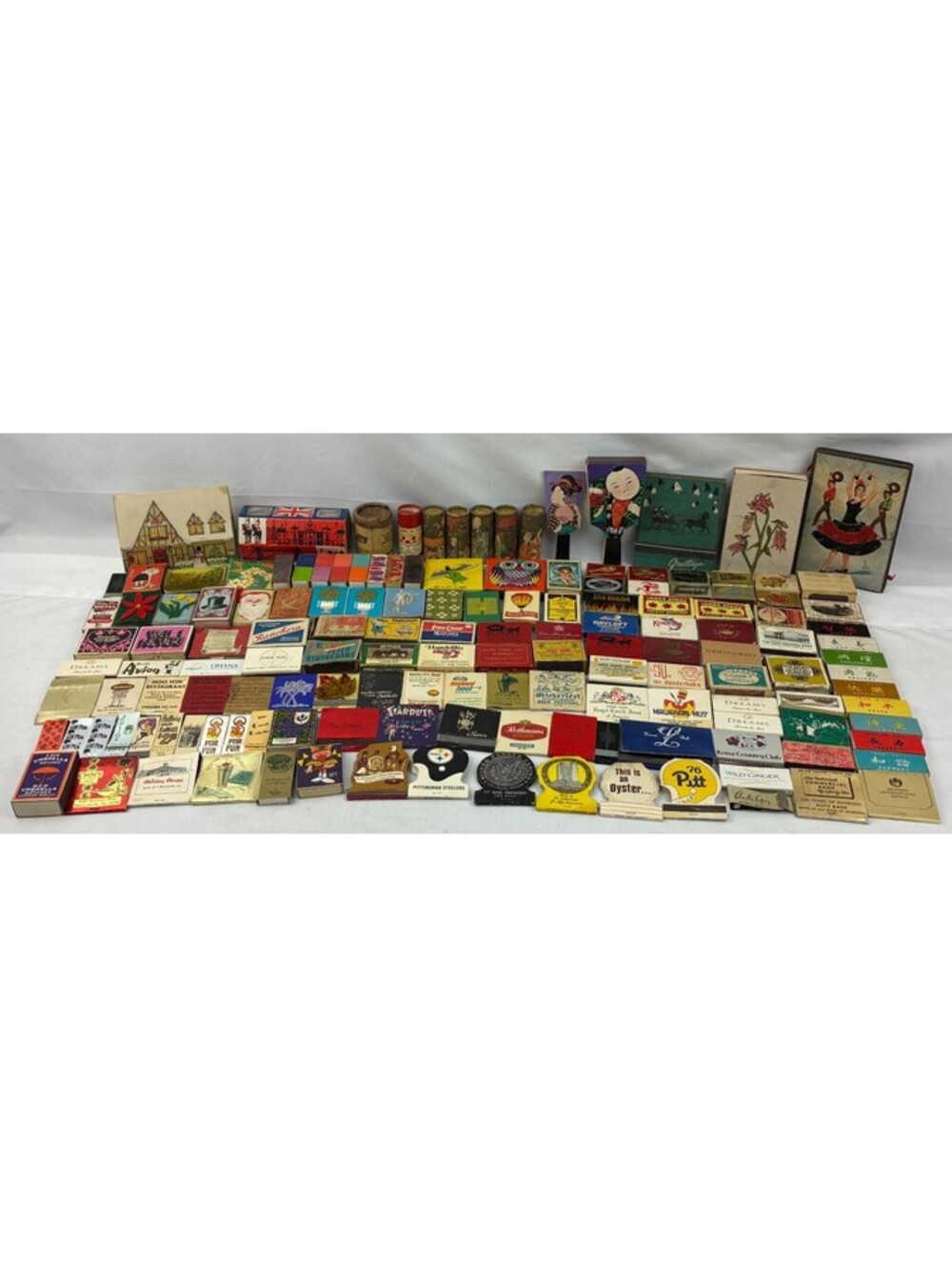 Vintage Matchbooks & Matchboxes Mixed Lot of New, Opened, & Used 140pc